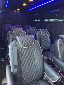 9 passengers Jet sprinter interior